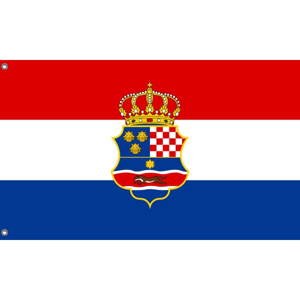 Flag of the Triune Kingdom of Croatia, Slavonia and Dalmatia