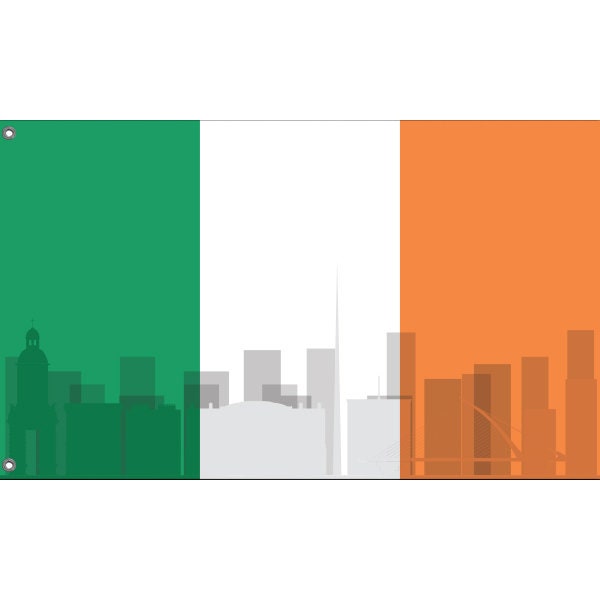 Dublin Skyline Flag - Flag Republic