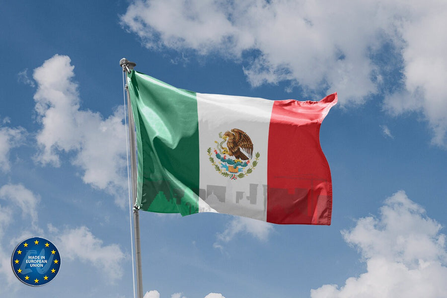 Mexico Skyline Flag