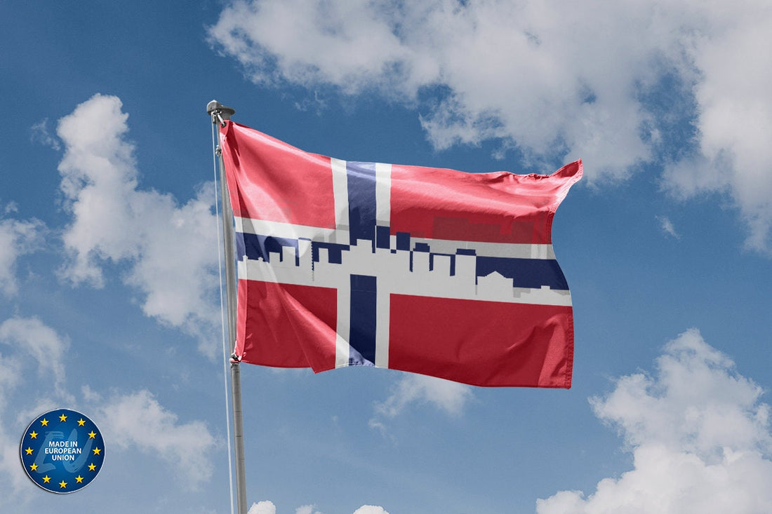 Oslo Skyline Flag