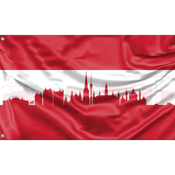 Vienna Skyline Flag