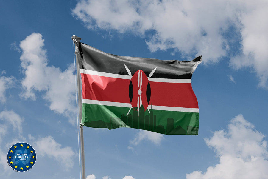 Nairobi Skyline Flag - Flag Republic