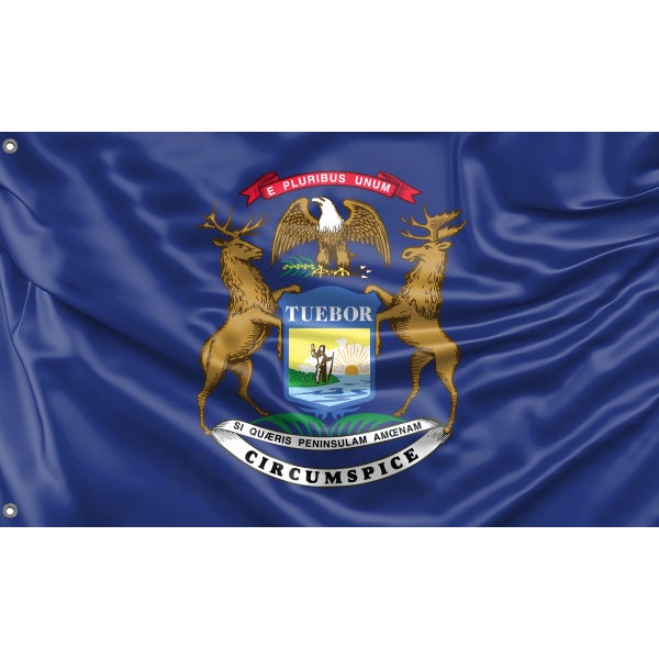 State Flag of Michigan, USA