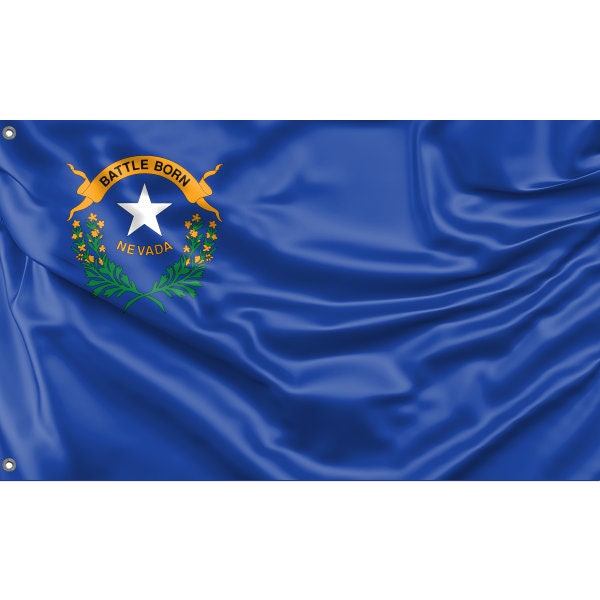 State Flag of Nevada, USA - Flag Republic