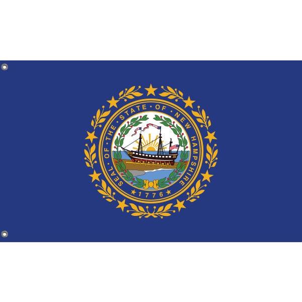 State Flag of New Hampshire, USA