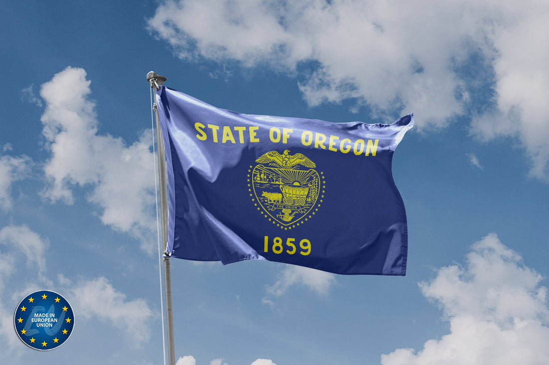 State Flag of Oregon, USA - Flag Republic