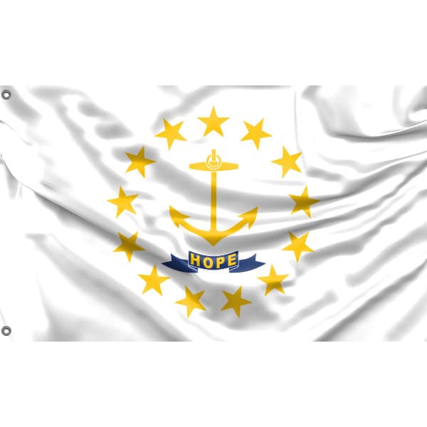 State Flag of Rhode Island, USA - Flag Republic