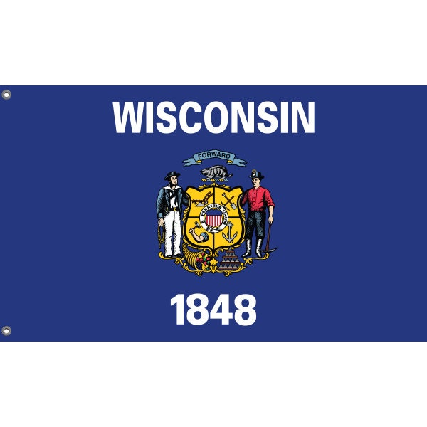 State Flag of Wisconsin, USA