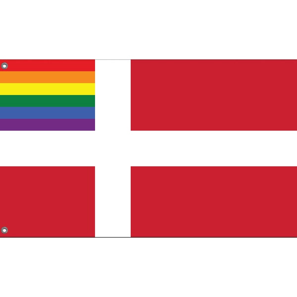 Denmark LGBTQ+ Flag