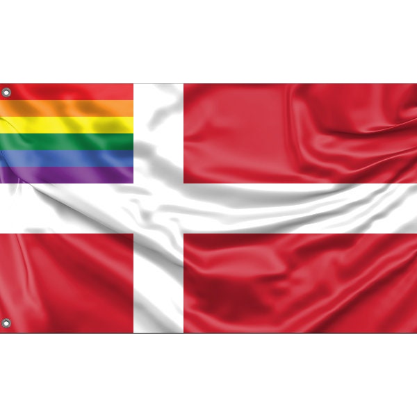 Denmark LGBTQ+ Flag