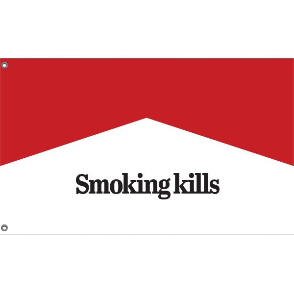 Smoking Kills Flag