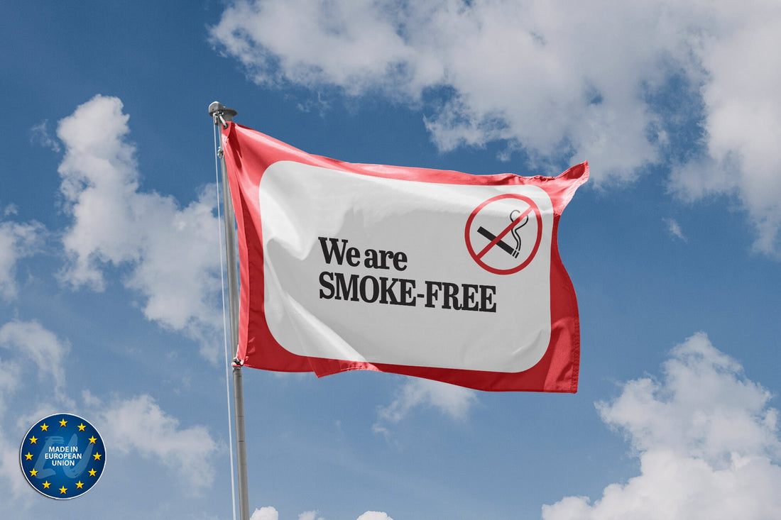 We Are Smoke Free Flag