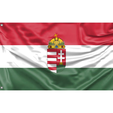 Flag of Hungary with Coat of Arms, Protest Flag