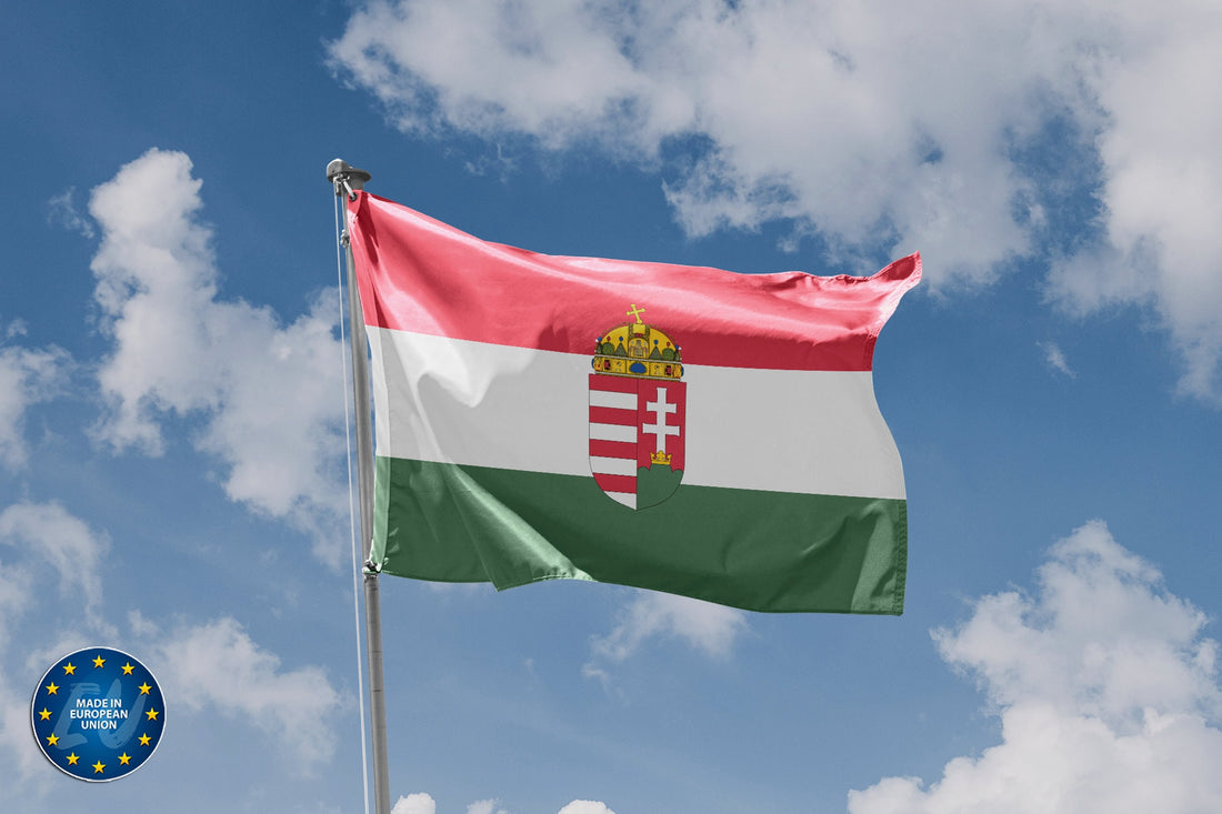 Flag of Hungary with Coat of Arms, Protest Flag