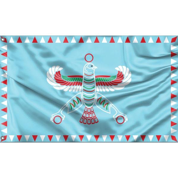 Achaemenid Falcon Standard Flag - Flag Republic