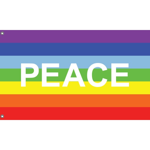 Rainbow Peace, Protest Flag