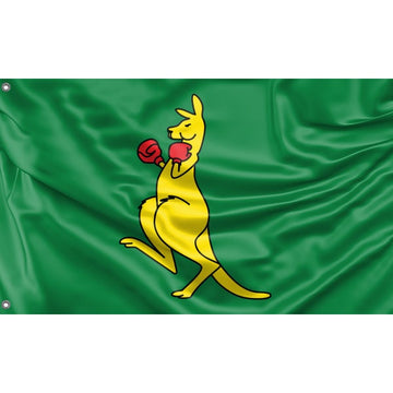 Boxing Kangaroo Flag, Australia - Flag Republic