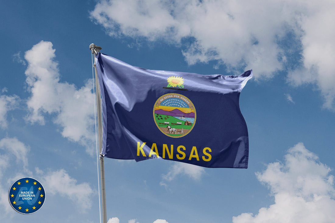 State Flag of Kansas, USA - Flag Republic