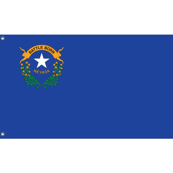 State Flag of Nevada, USA - Flag Republic