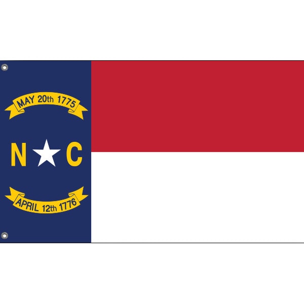 State Flag of North Carolina, USA