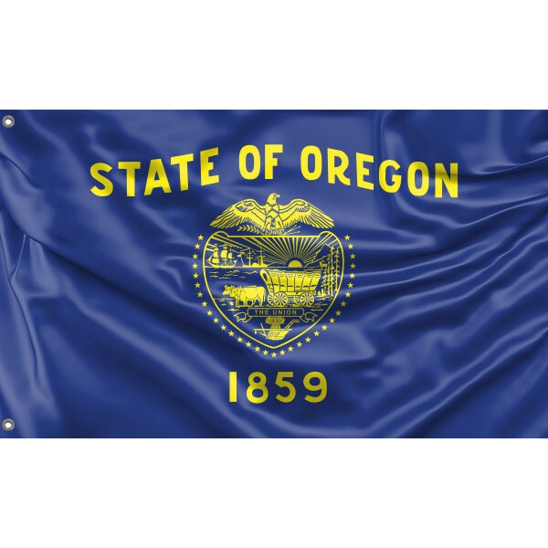 State Flag of Oregon, USA - Flag Republic