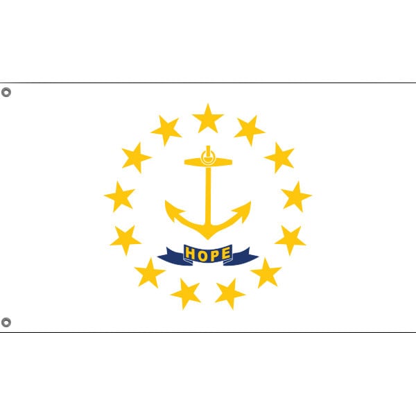 State Flag of Rhode Island, USA - Flag Republic