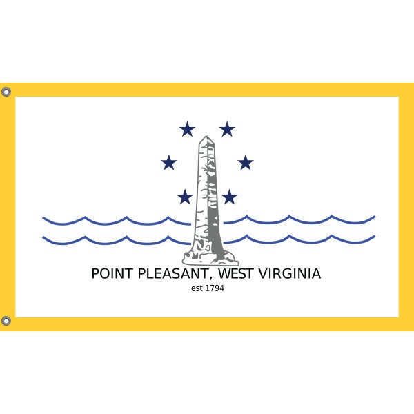 Flag of Point Pleasant, West Virginia, USA