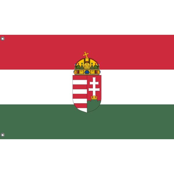 Flag of Hungary with Coat of Arms, Protest Flag