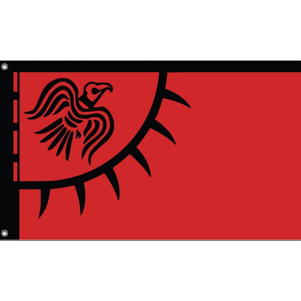 Red Raven Viking Flag - Flag Republic