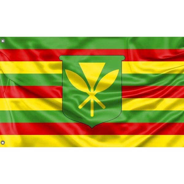 Kanaka Maoli Flag, Unofficial Hawaii Flag - Flag Republic